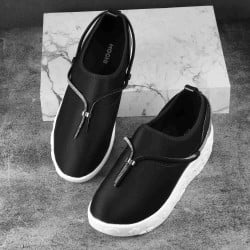 Girls Black Casual Ballerinas