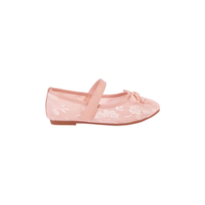 Mochi Girls Pink Casual Ballerinas (SKU: 56-92-24-25)