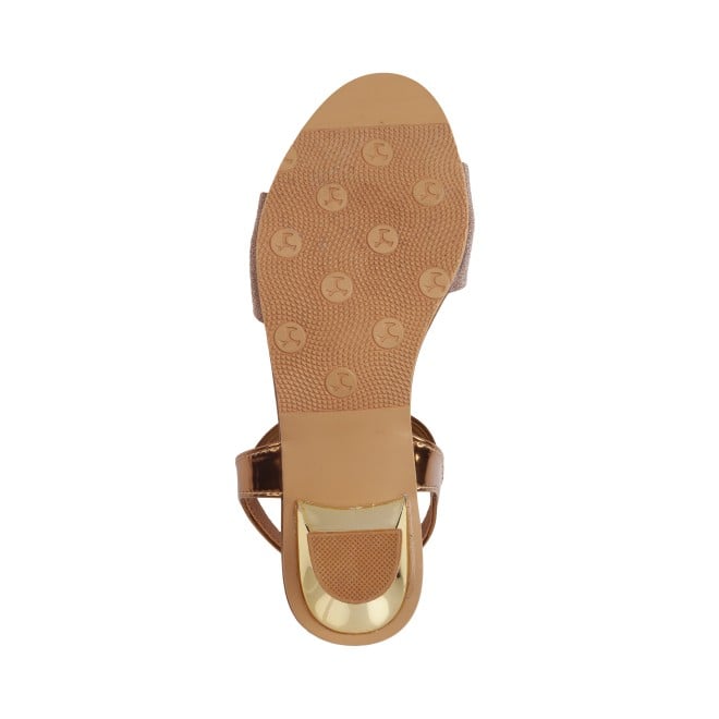 Mochi Girls Antic-gold Party Sandals (SKU: 57-112-28-31)