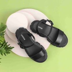 Girls Black Casual Sandals