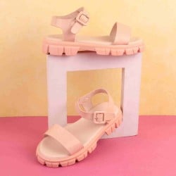 Girls Pink Casual Sandals