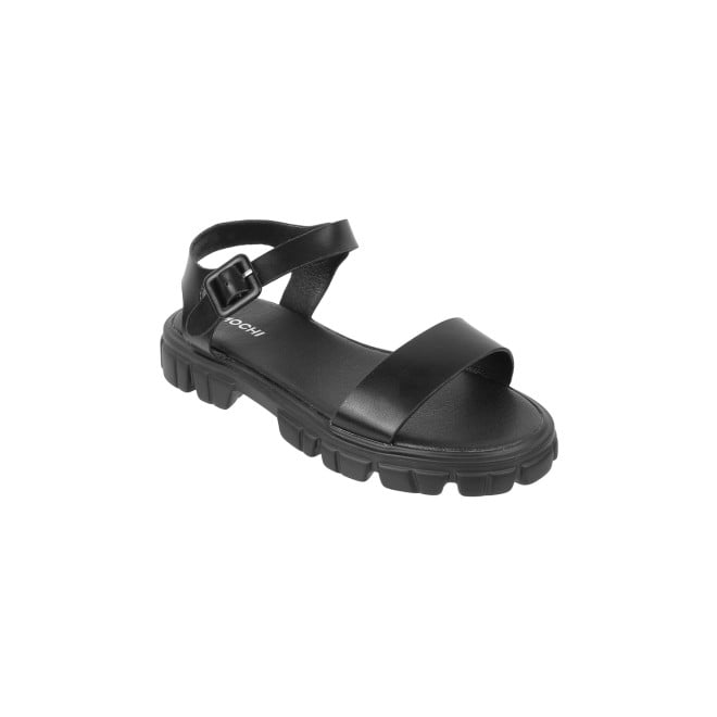 Mochi Girls Black Casual Sandals (SKU: 57-126-11-30)