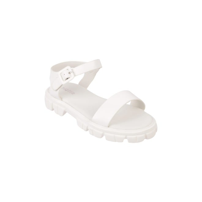 Mochi Girls White Casual Sandals (SKU: 57-126-16-30)