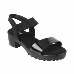 Girls Black Casual Sandals