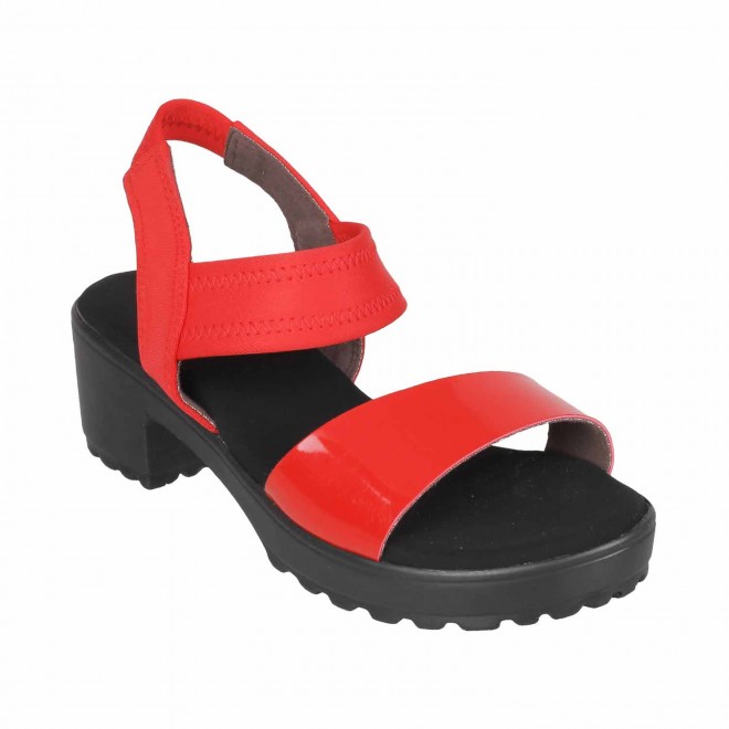 Mochi Red Casual Sandals