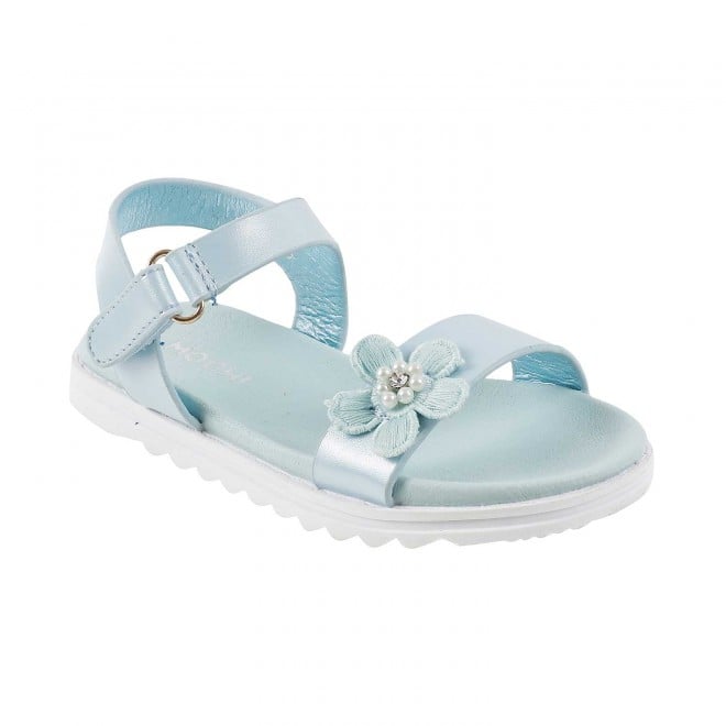 Mochi Blue Casual Sandals for Girls