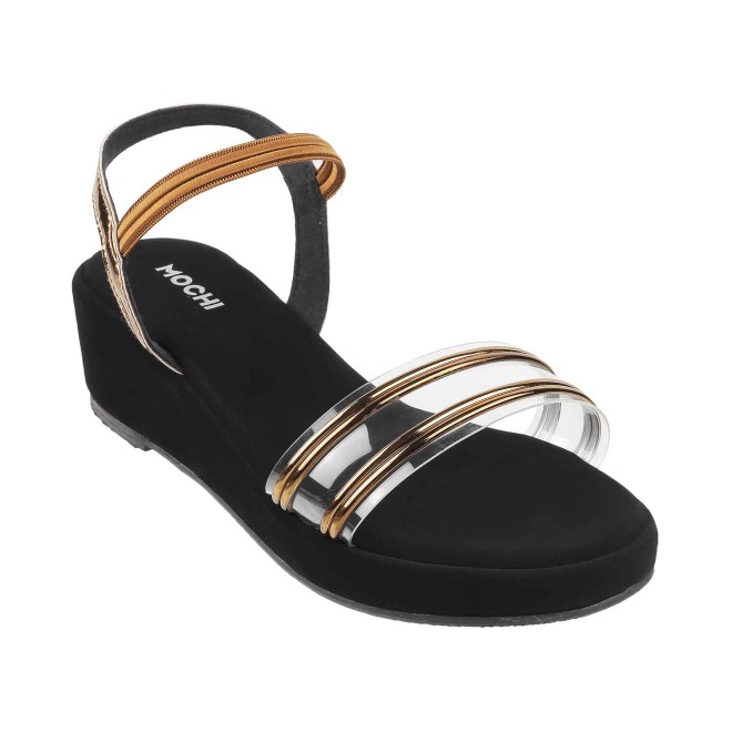 Mochi Antique-Gold Casual Sandals