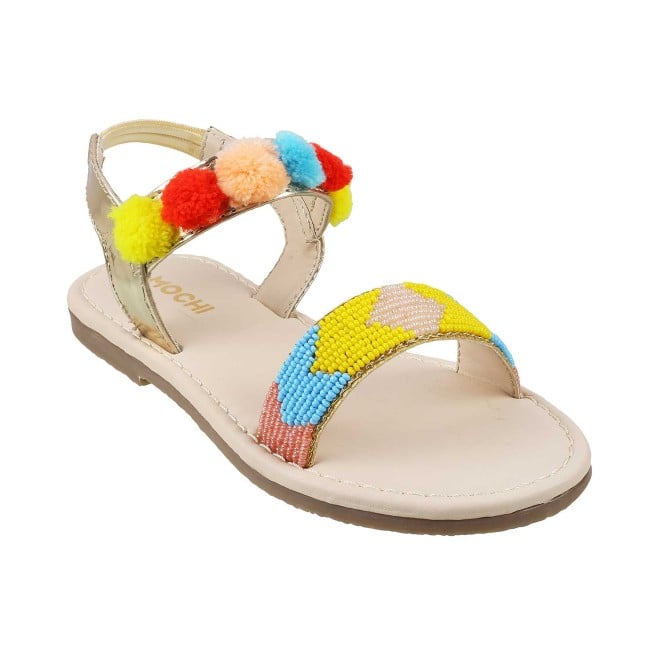 Mochi Multi-Color Casual Sandals for Girls