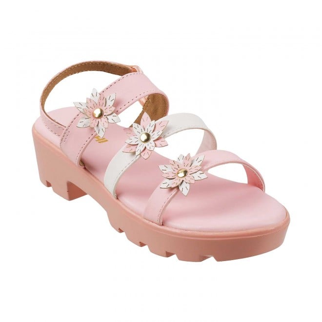 Mochi Pink Casual Sandals for Girls
