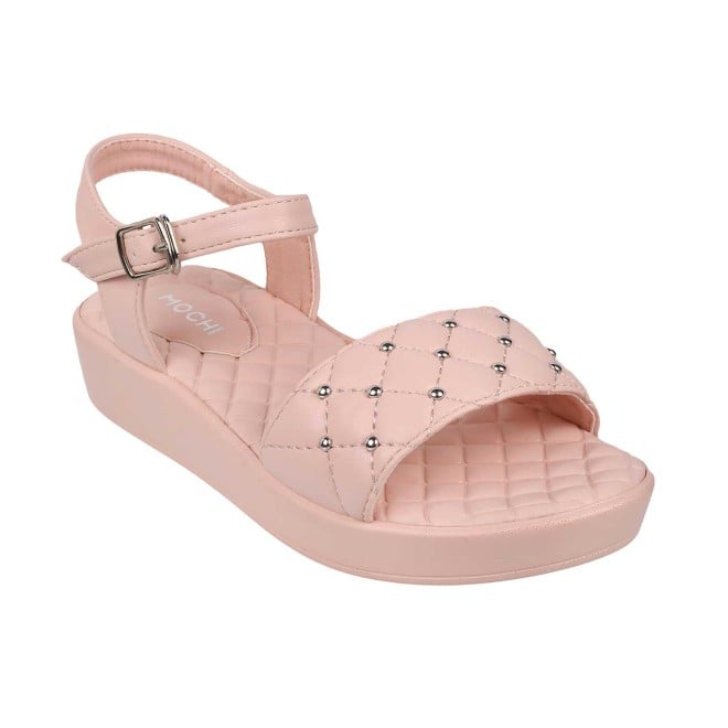 Mochi Girls Pink Casual Sandals