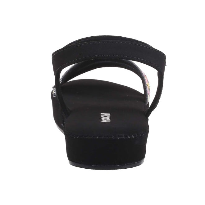 Mochi Girls Black Casual Sandals (SKU: 57-58-11-25)