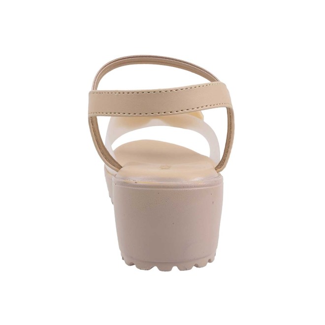 Mochi Girls Beige Casual Sandals (SKU: 57-59-20-31)