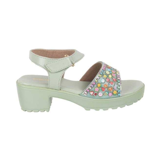 Mochi Girls Green Casual Sandals (SKU: 57-60-21-30)