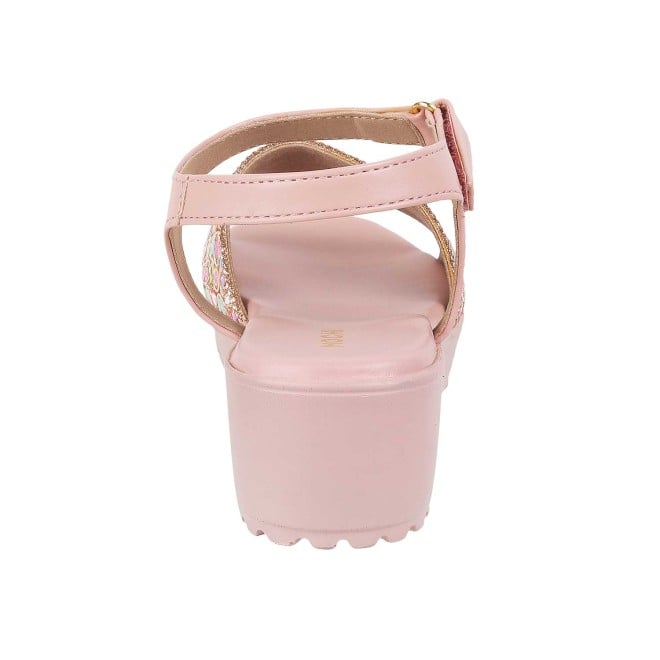 Mochi Girls Pink Casual Sandals (SKU: 57-60-24-30)