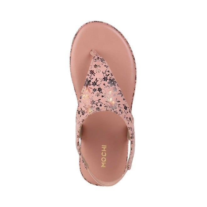 Mochi Girls Pink Casual Sandals (SKU: 57-82-24-25)