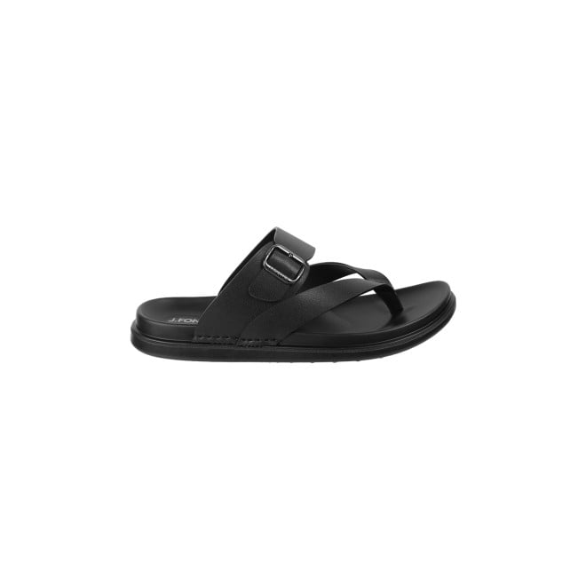 Mochi Men Black Casual Slippers (SKU: 60-102-11-40)