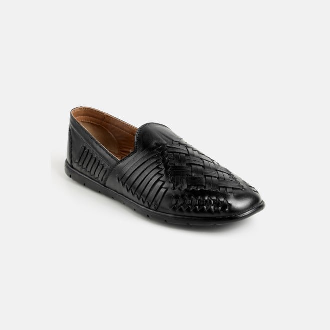 J.Fontini Men Black Ethnic Jutis (SKU: 60-114-11-40)
