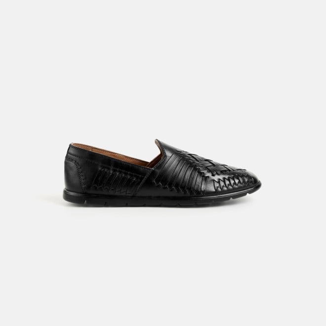 J.Fontini Men Black Ethnic Jutis (SKU: 60-114-11-40)
