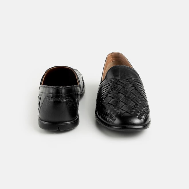J.Fontini Men Black Ethnic Jutis (SKU: 60-114-11-40)