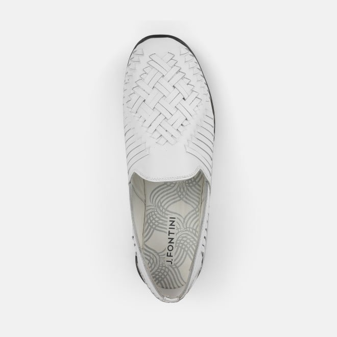 J.Fontini Men White Ethnic Jutis (SKU: 60-114-16-44)