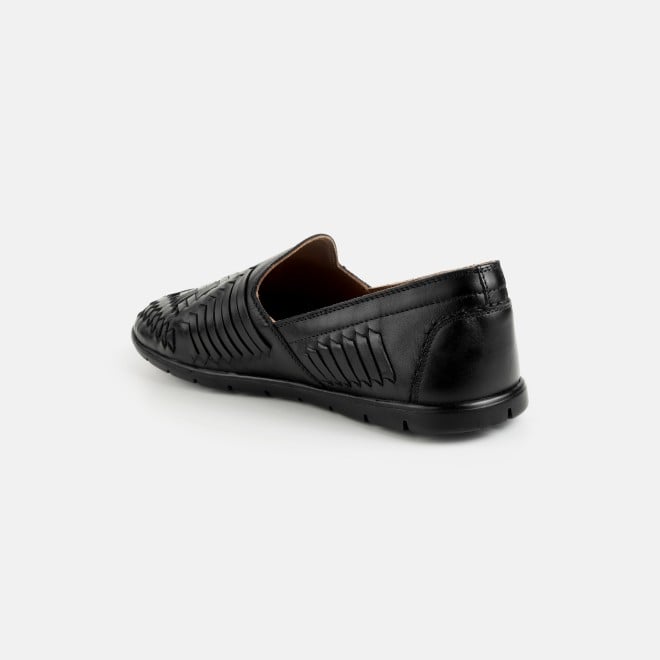 J.Fontini Men Black Ethnic Jutis (SKU: 60-114-11-40)