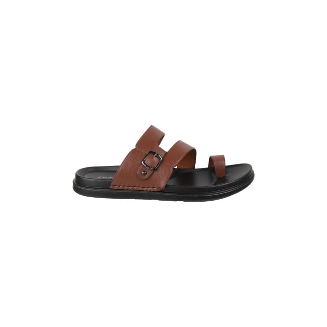 J.Fontini Men Tan Casual Slippers (SKU: 60-1151L-23-46)