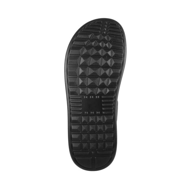 J.Fontini Men Black Casual Slippers (SKU: 60-1151L-11-46)