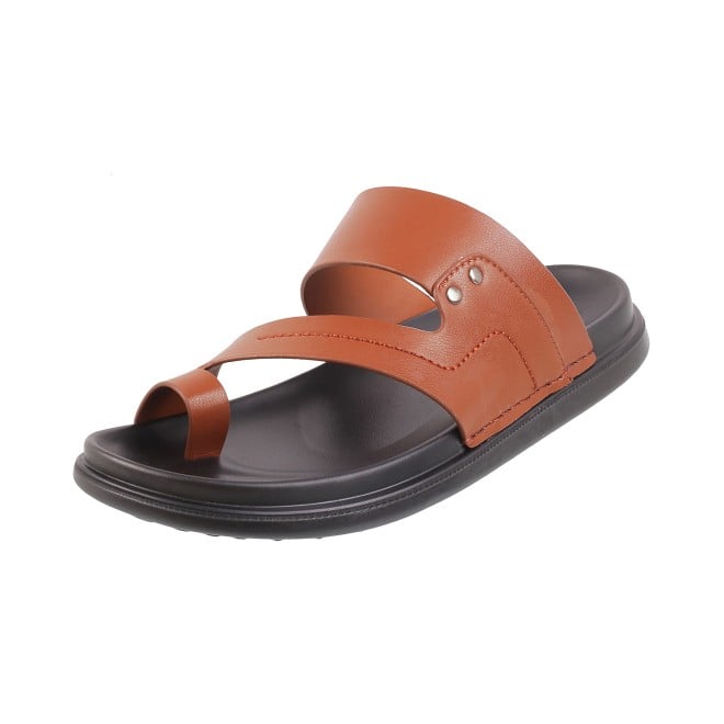 J.Fontini Men Tan Casual Slippers (SKU: 60-1152L-23-46)