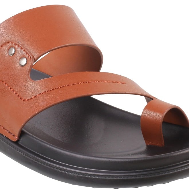 J.Fontini Men Tan Casual Slippers (SKU: 60-1152L-23-46)