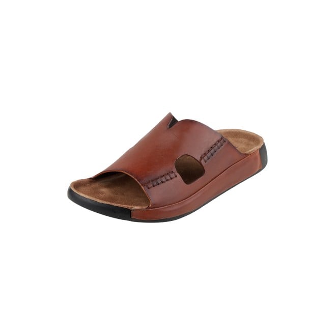 J.Fontini Men Tan Casual Slippers (SKU: 60-123-23-41)