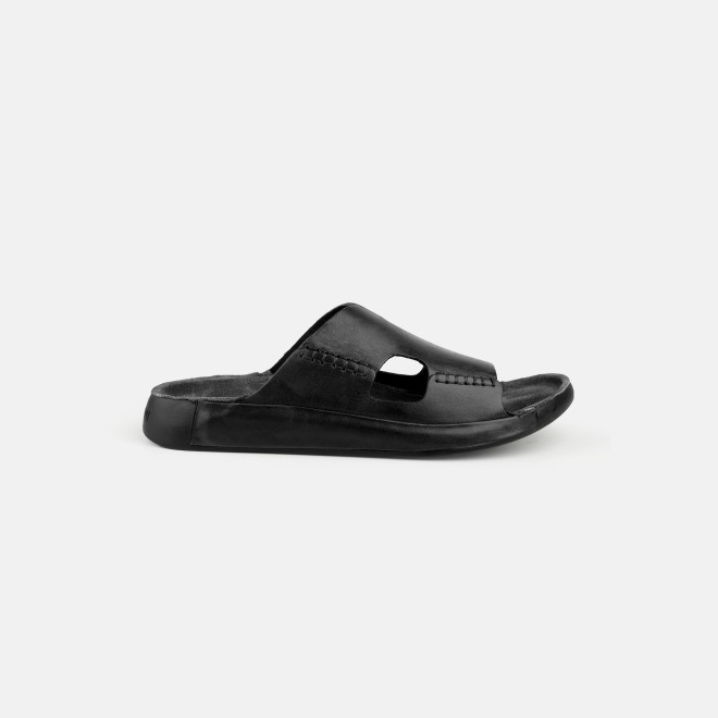 J.Fontini Men Black Casual Slippers (SKU: 60-123-11-40)