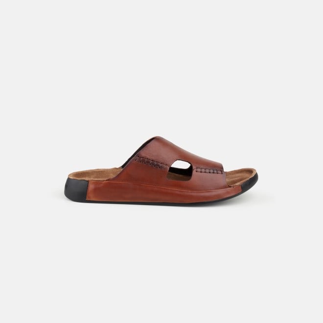 J.Fontini Men Tan Casual Slippers (SKU: 60-123-23-41)