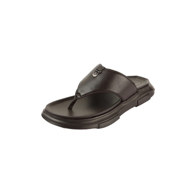 J.Fontini Men Brown Casual Slippers (SKU: 60-124-12-40)