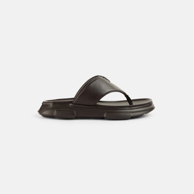 J.Fontini Men Brown Casual Slippers (SKU: 60-124-12-40)