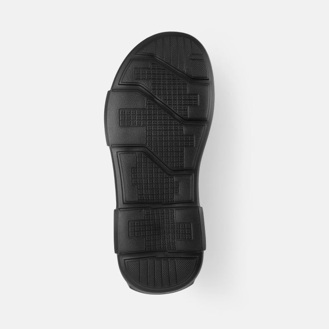J.Fontini Men Black Casual Slippers (SKU: 60-124-11-40)
