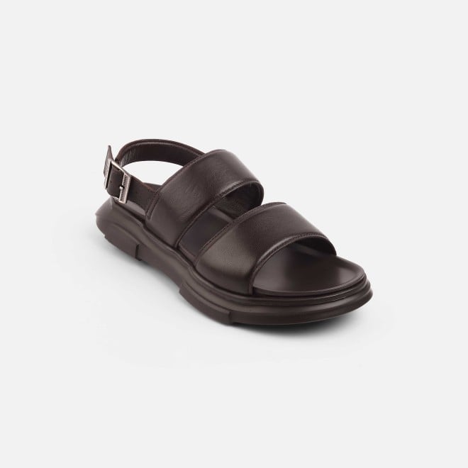 J.Fontini Men Brown Casual Sandals
