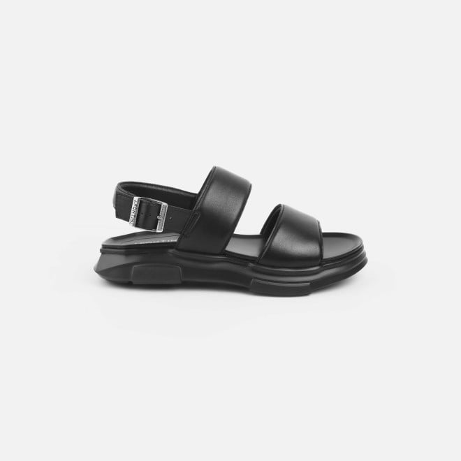 J.Fontini Men Black Casual Sandals (SKU: 60-125-11-39)