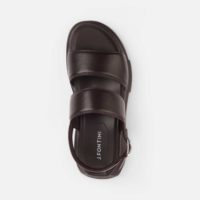 J.Fontini Men Brown Casual Sandals (SKU: 60-125-12-39)