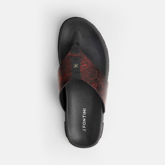 Mochi Men Wine Casual Slippers (SKU: 60-131-58-39)