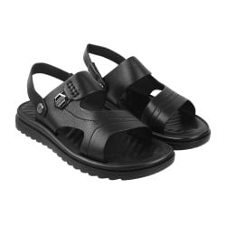 Men Black Casual Sandals