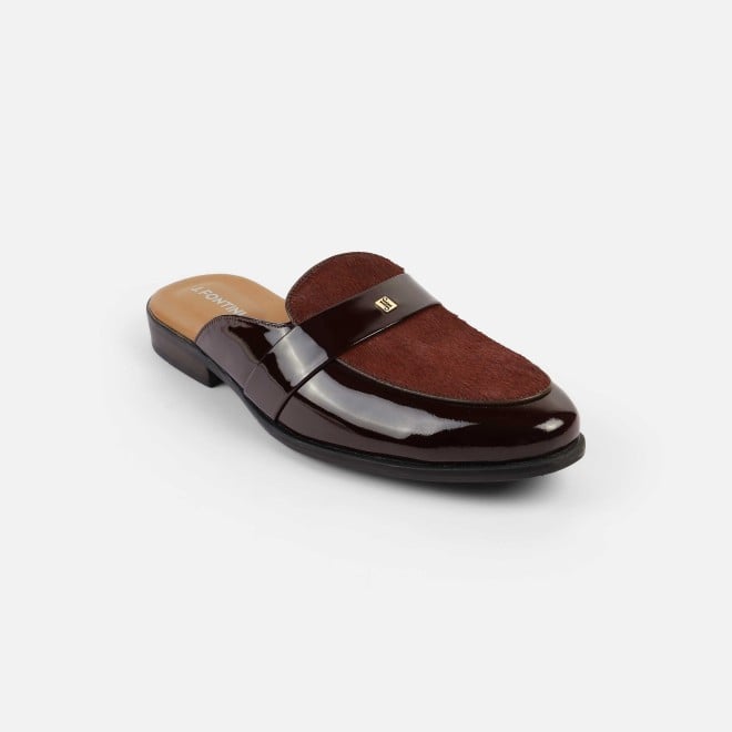 J.Fontini Men Wine Ethnic Slip Ons (SKU: 60-138-58-41)
