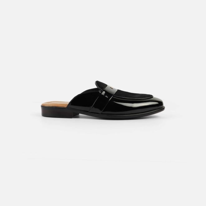 J.Fontini Men Black Ethnic Slip Ons (SKU: 60-138-11-40)