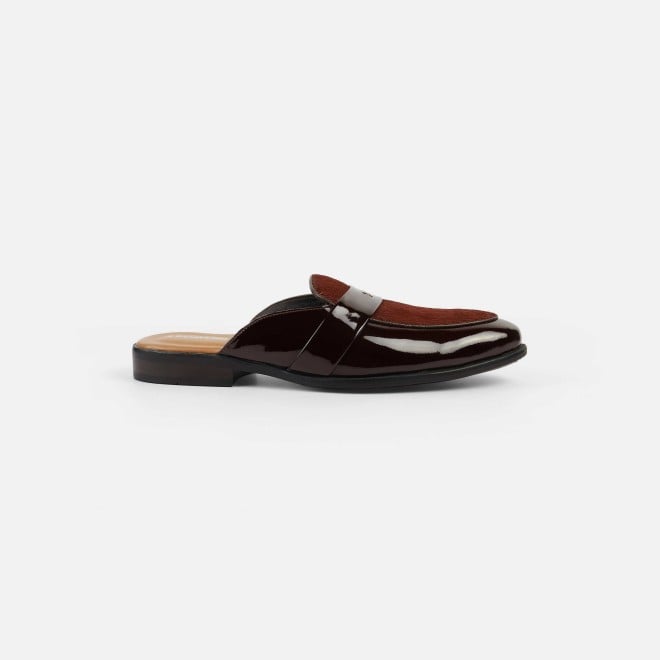 J.Fontini Men Wine Ethnic Slip Ons (SKU: 60-138-58-41)