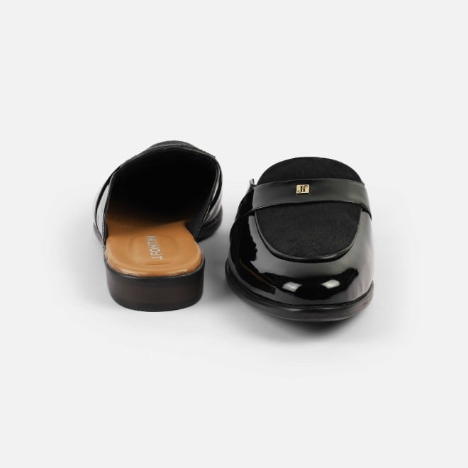 J.Fontini Men Black Ethnic Slip Ons (SKU: 60-138-11-40)
