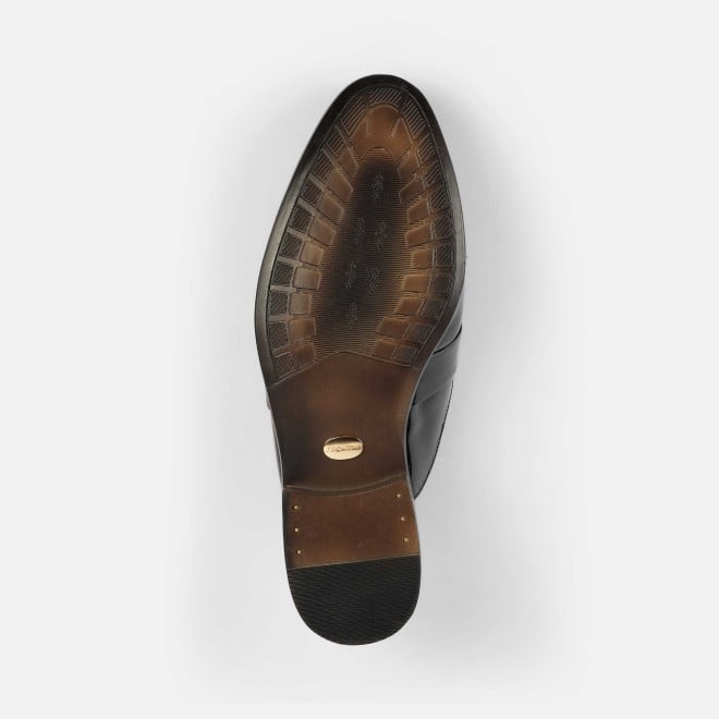 J.Fontini Men Black Ethnic Slip Ons (SKU: 60-138-11-40)