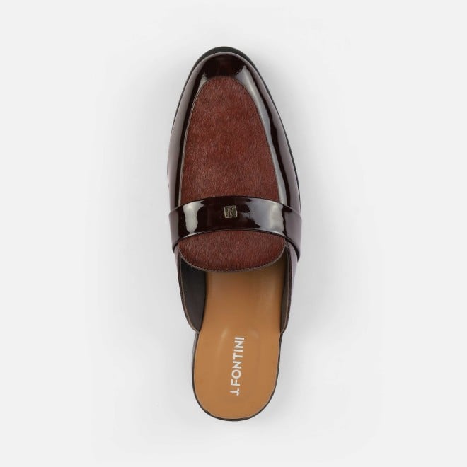 J.Fontini Men Wine Ethnic Slip Ons (SKU: 60-138-58-41)