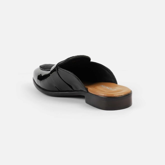 J.Fontini Men Black Ethnic Slip Ons (SKU: 60-138-11-40)
