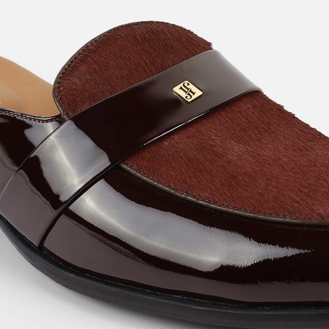 J.Fontini Men Wine Ethnic Slip Ons (SKU: 60-138-58-41)