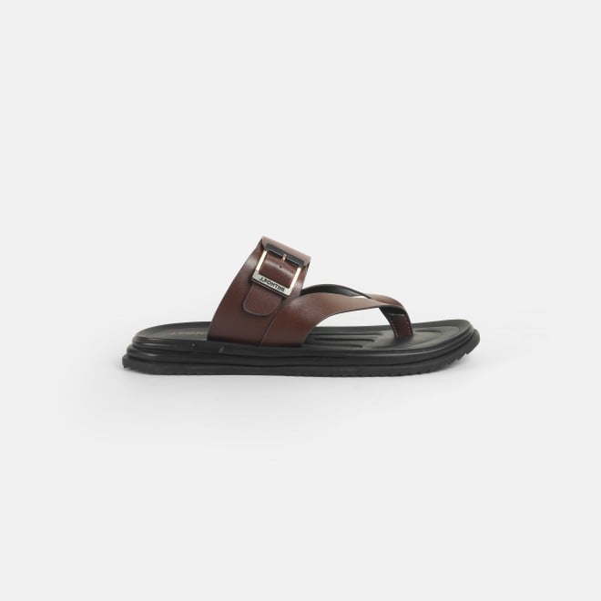 Mochi Men Brown Casual Slippers (SKU: 60-145-12-40)