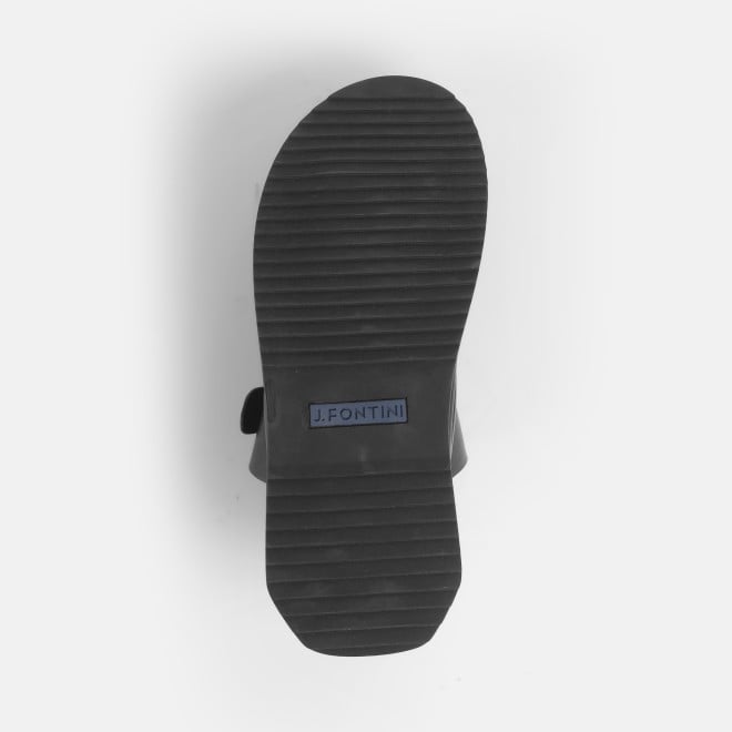 Mochi Men Black Casual Slippers (SKU: 60-145-11-40)